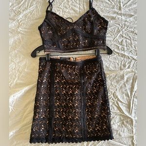 Kendall and Kylie top and skirt